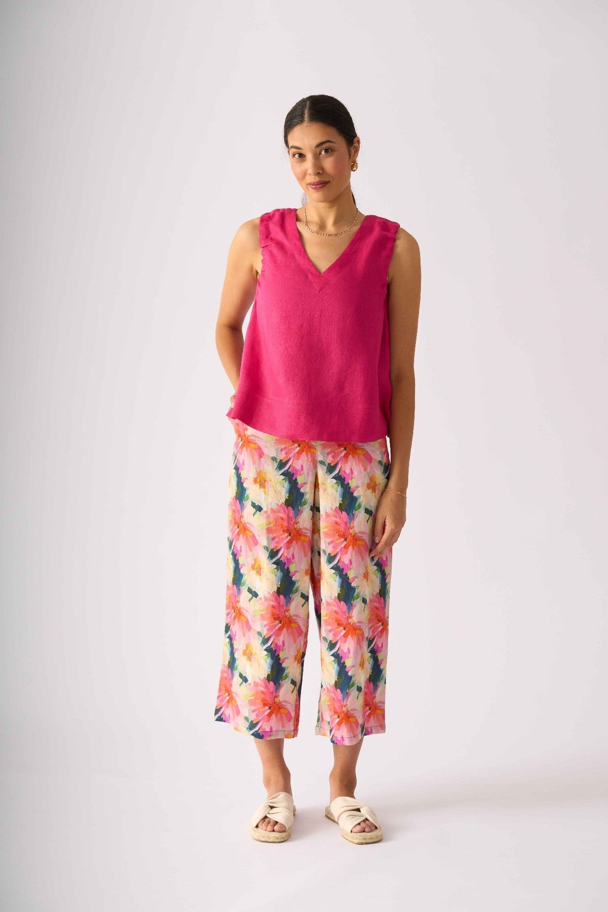 IT’S ONLY NATURAL PANT - FLOWER POWER
