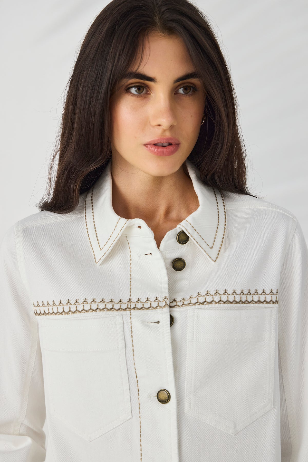 CROSS JACKET - IVORY