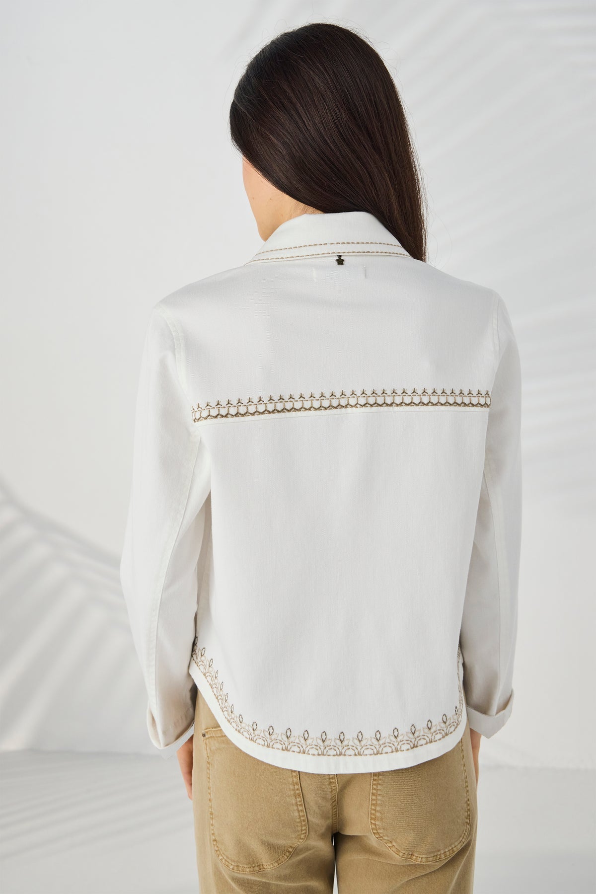 CROSS JACKET - IVORY