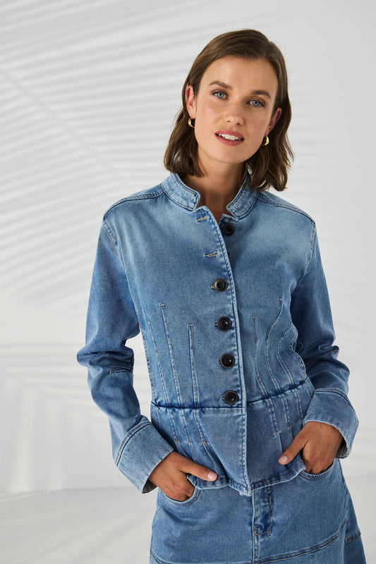 THOMPSON JACKET - AGED INDIGO