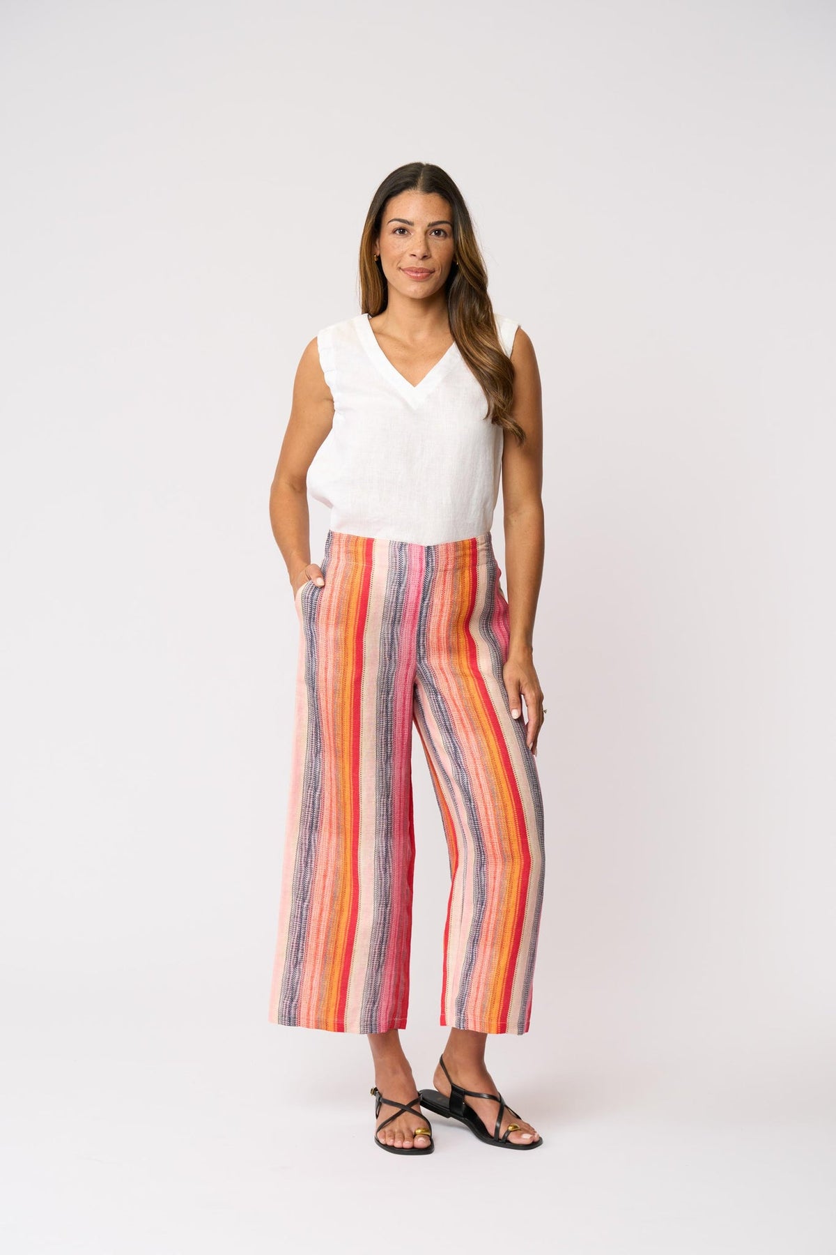 IT’S ONLY NATURAL PANT - SUNSET STRIPE