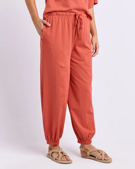 STILLWATER JERSEY PANT - RUST