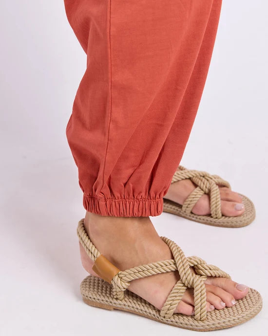 STILLWATER JERSEY PANT - RUST