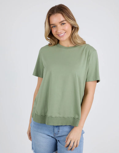 HUNTLEIGH OVERSIZED TEE -  CAYENNE