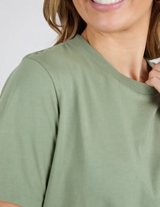 HUNTLEIGH OVERSIZED TEE -  CAYENNE