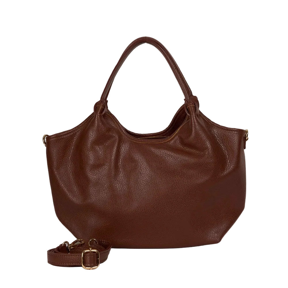 HECTOR CAMEL HANDBAG - PETITE