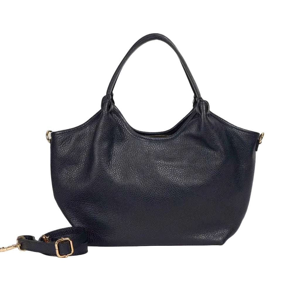 HECTOR BLACK HANDBAG - LARGE
