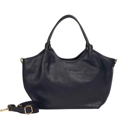 HECTOR BLACK HANDBAG - LARGE