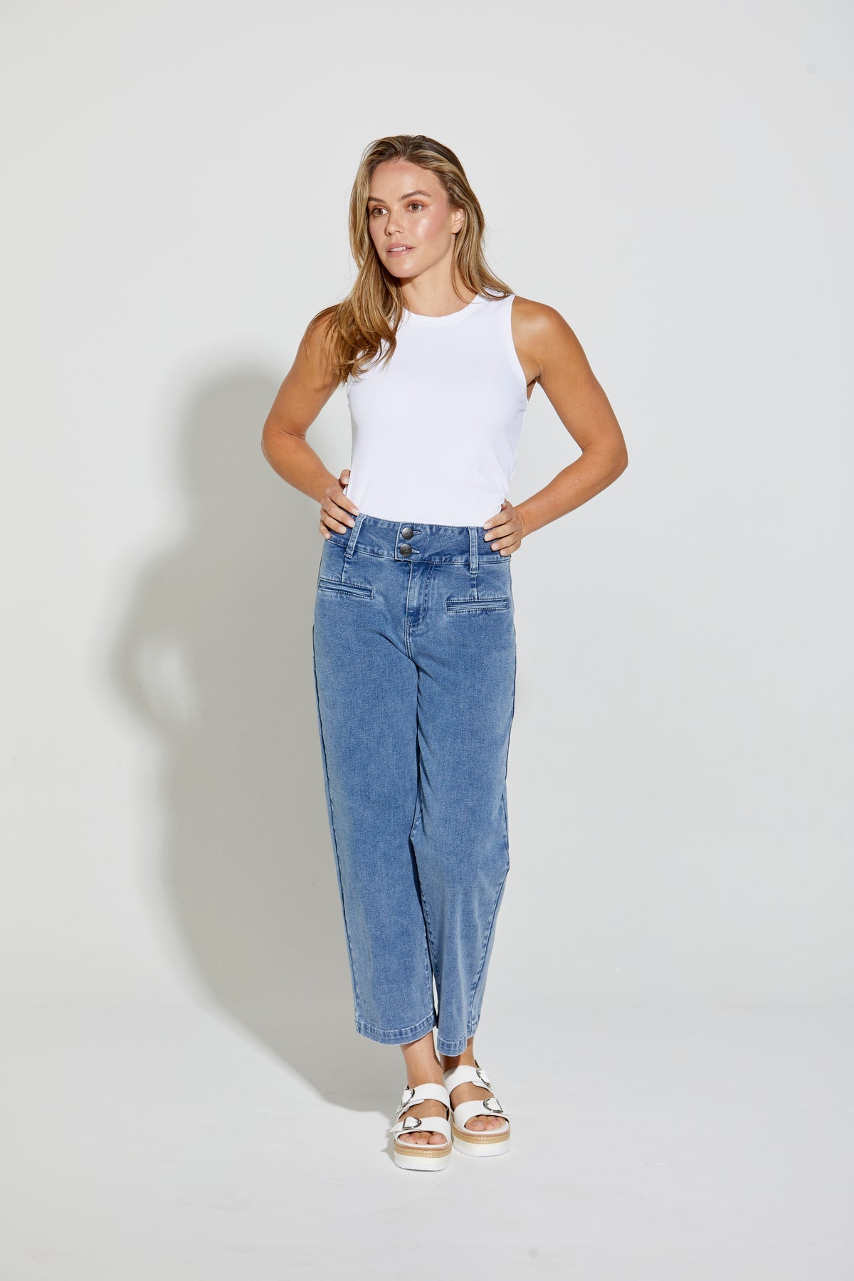 CHRISTOW STRAIGHT LEG JEAN - DENIM