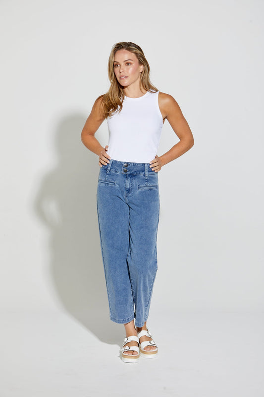 CHRISTOW STRAIGHT LEG JEAN - DENIM