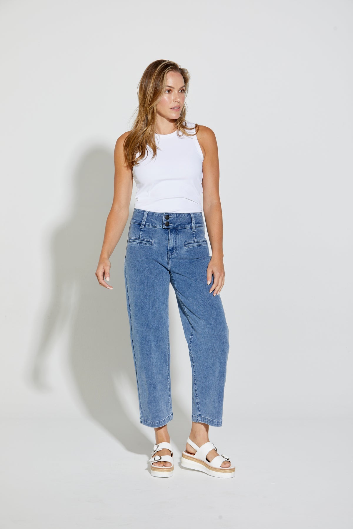CHRISTOW STRAIGHT LEG JEAN - DENIM