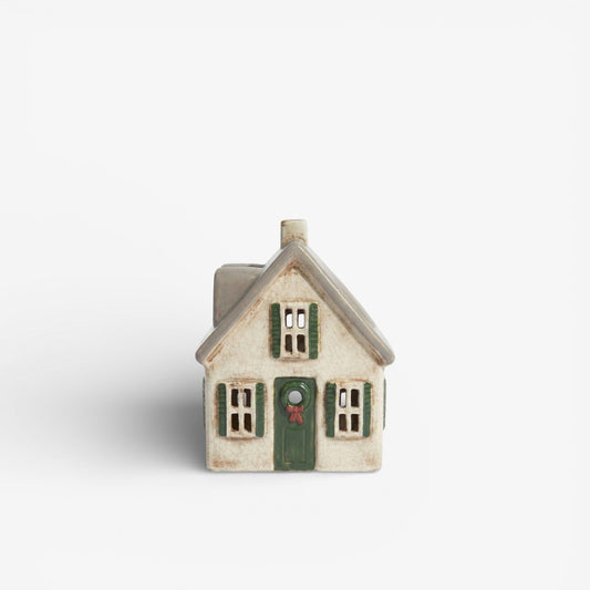 NORGARD VILLA WITH BOW WREATH TEALIGHT