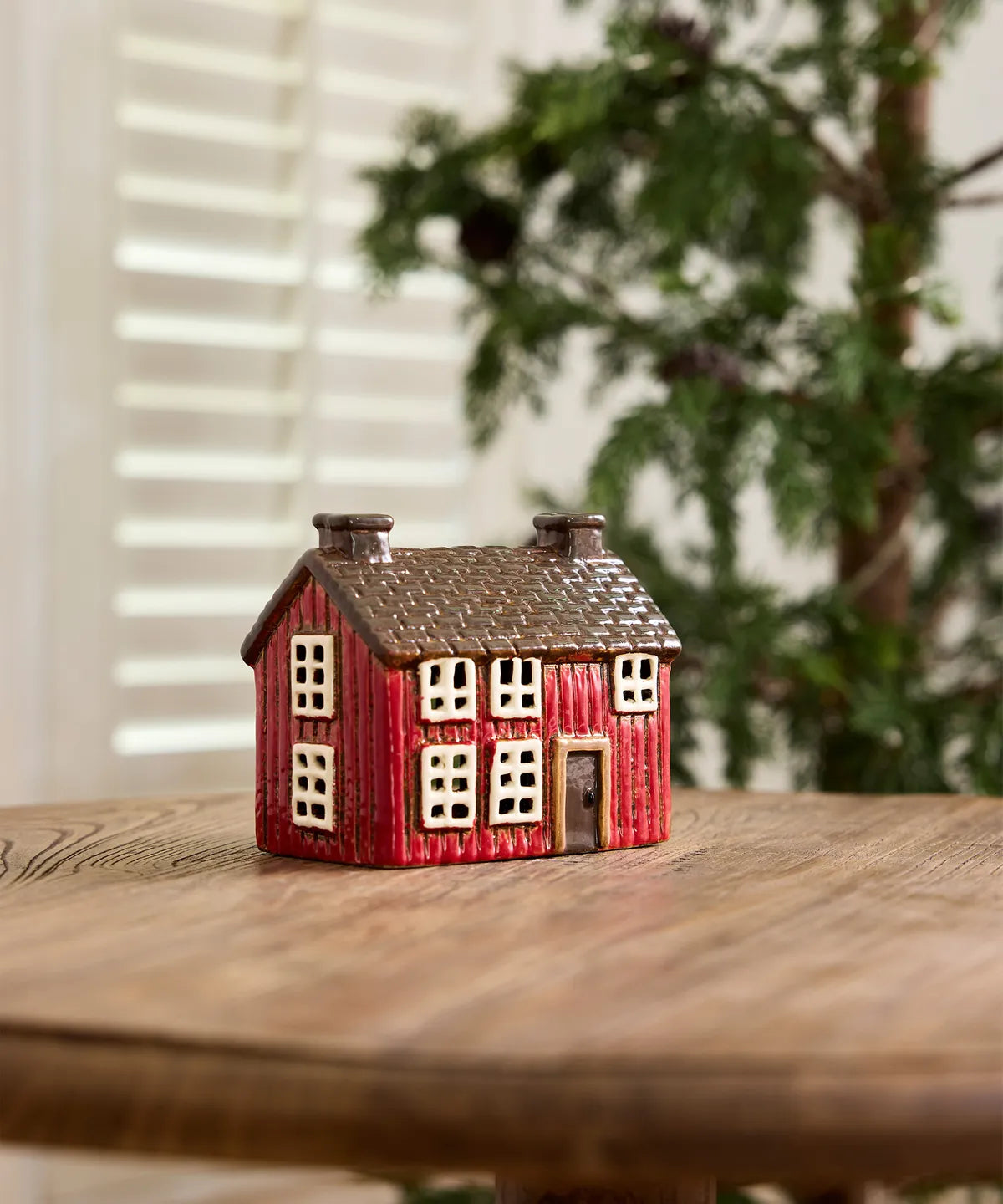 NORGARD TORP RED COTTAGE TEALIGHT