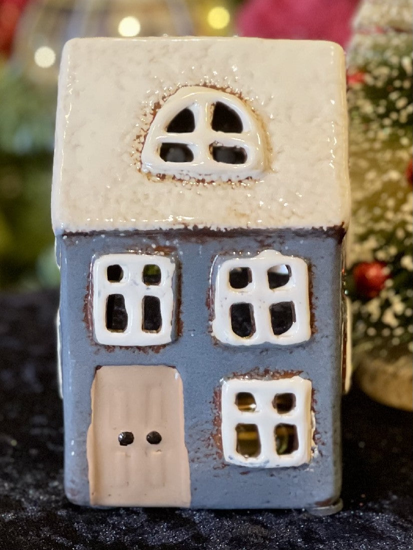 ALSACE NAVY HOUSE TEALIGHT