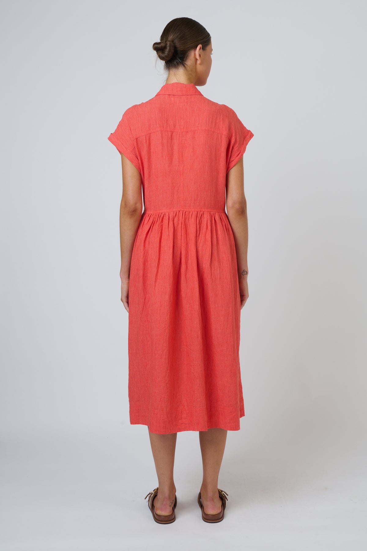 LINEN DRESS - SUNSET STRIP