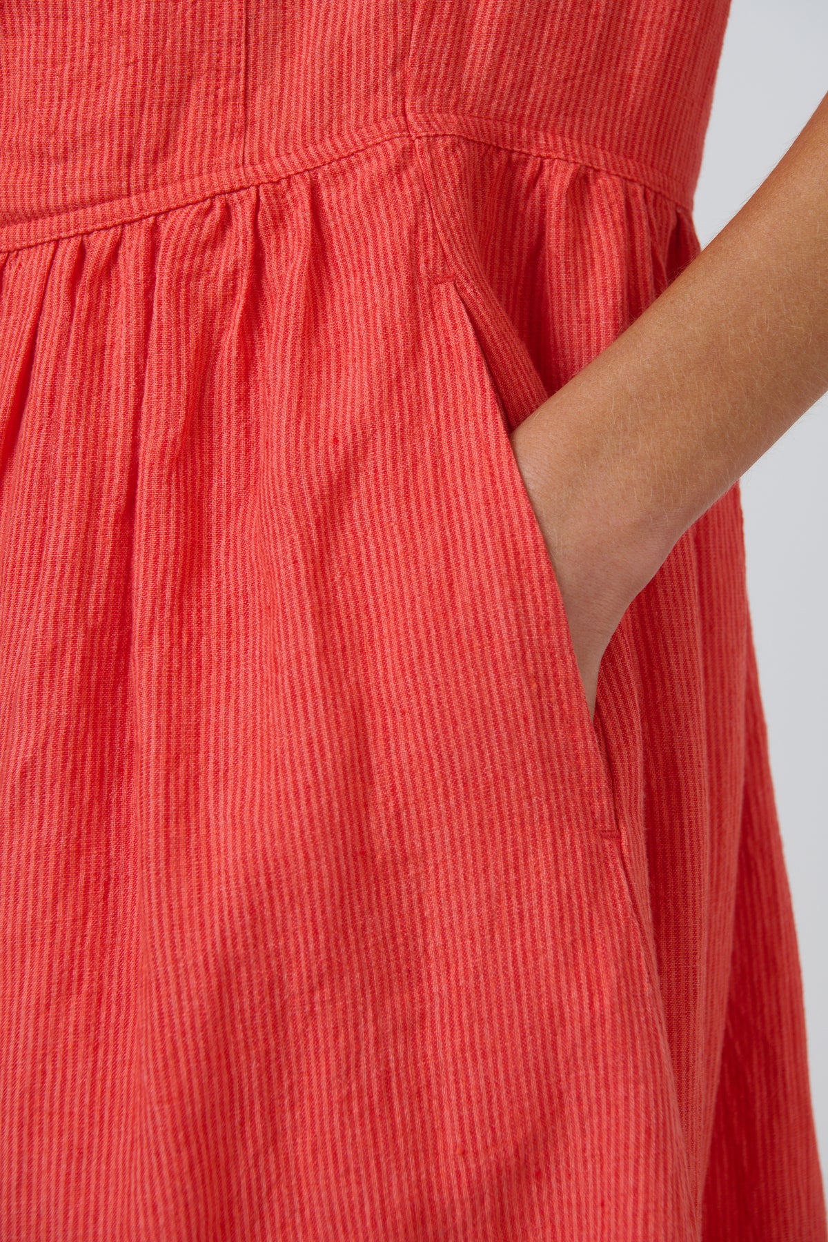 LINEN DRESS - SUNSET STRIP