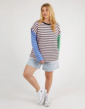 Load image into Gallery viewer, SALLY STRIPE L/S TEE - PINKABOO