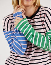 Load image into Gallery viewer, SALLY STRIPE L/S TEE - PINKABOO