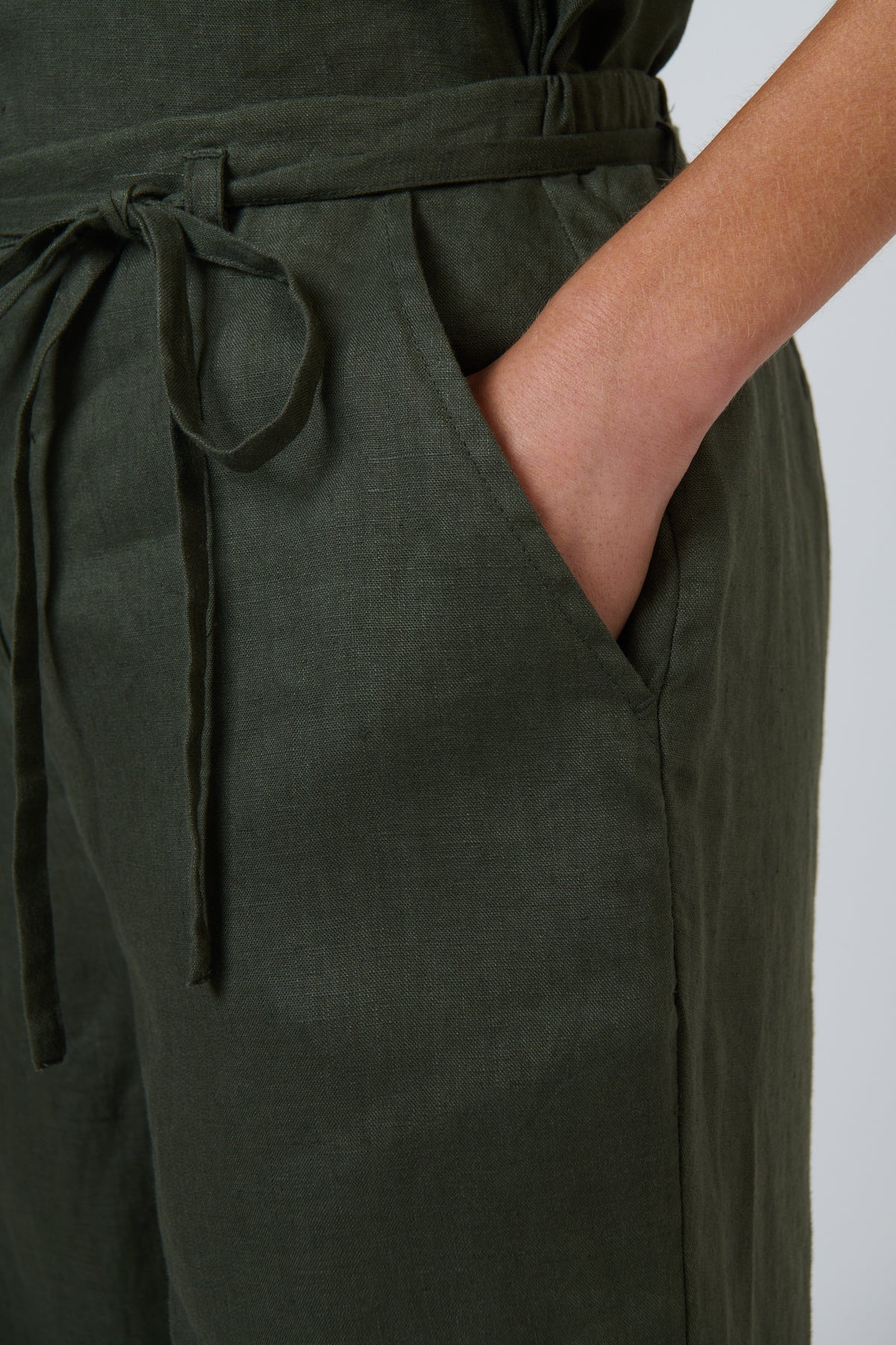 LINEN PANTS - TOPIARY
