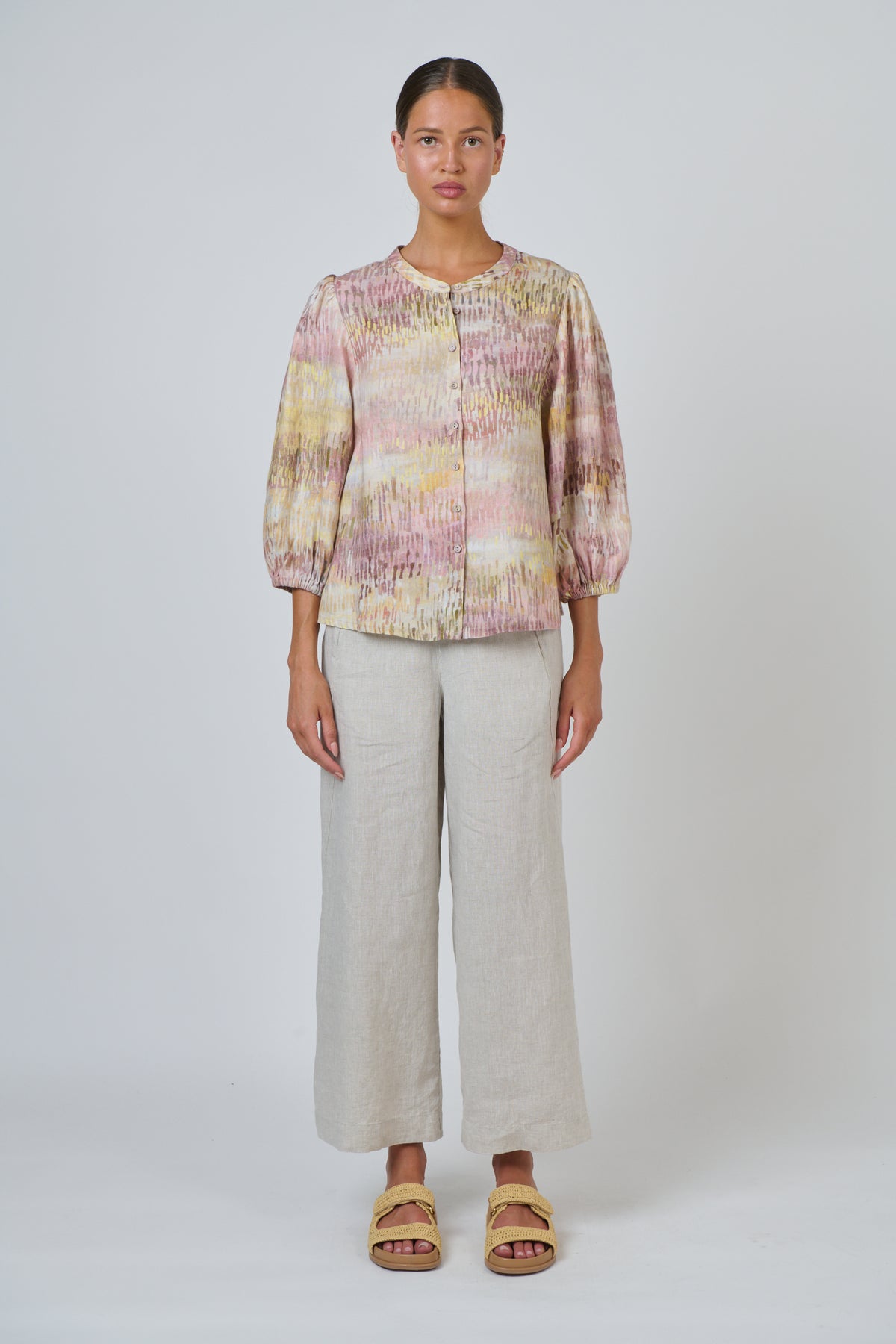 LINEN TOP - JARDIN