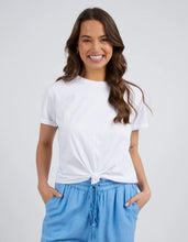 Load image into Gallery viewer, KNOT SHORT SLEEVE TEE - WHITE