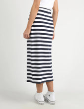 Load image into Gallery viewer, SUNSET STRIPE SKIRT - NAVY