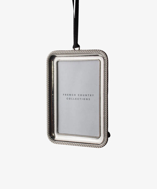RECTANGULAR BEADED HANGING PHOTO FRAME