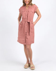 HARLOWE DRESS - CLAY