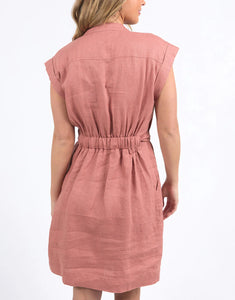 HARLOWE DRESS - CLAY