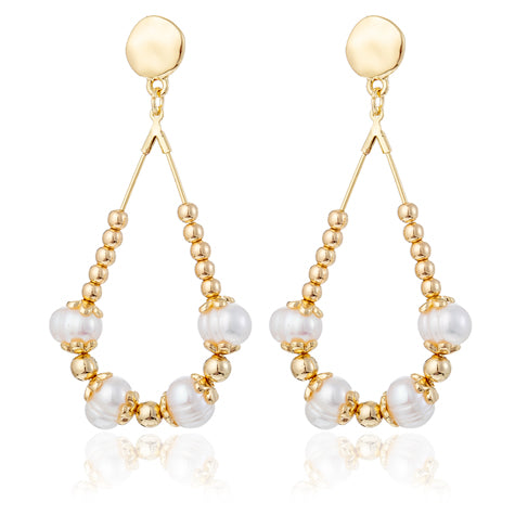 CALISTA EARRINGS - PEARL DROP