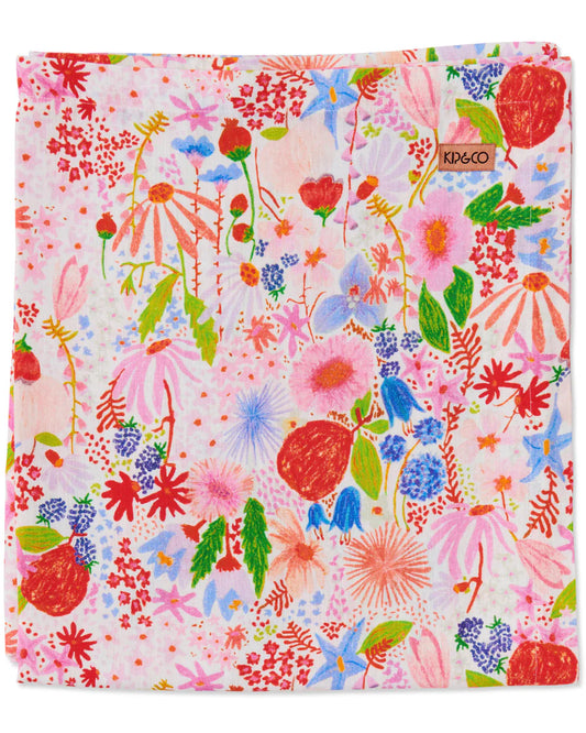 MEANDERING MEADOW LINEN TABLECLOTH