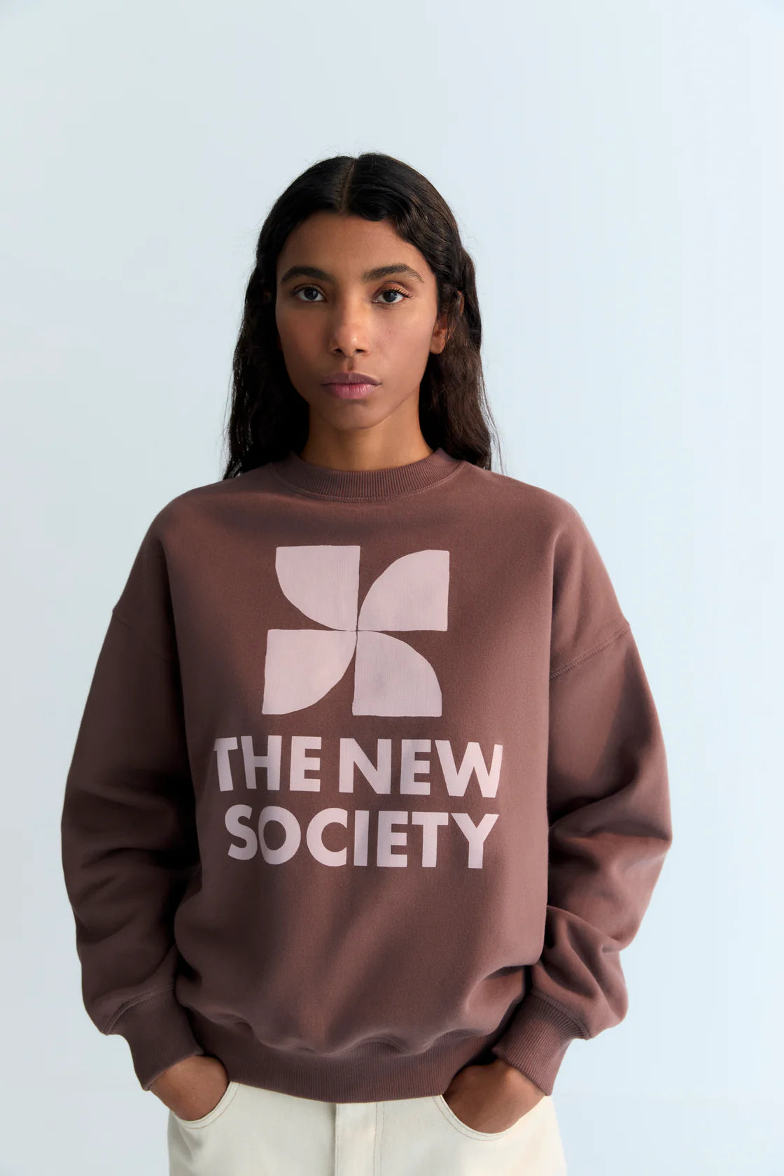 LOGO WOMAN SWEATSHIRT - ROAST