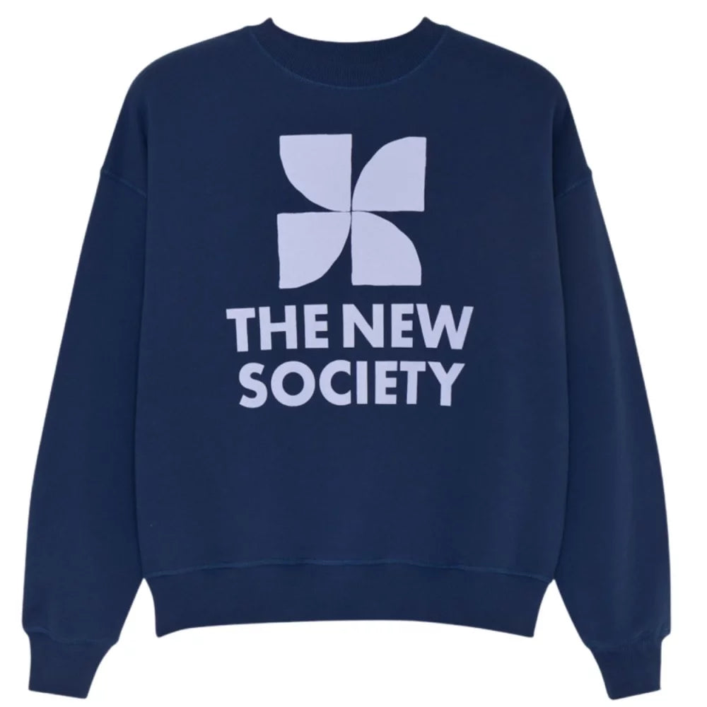 LOGO WOMAN SWEATSHIRT - INFINITE NAVY