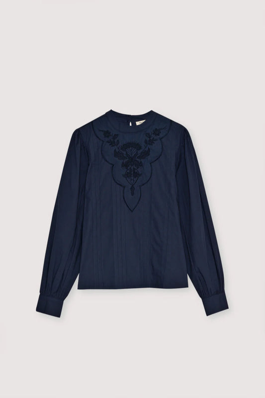 NARA WOMEN BLOUSE - INFINITE NAVY