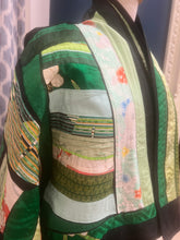 Load image into Gallery viewer, MONIKA FRIEDEL CROPPED KIMONO PATCHWORK JACKET