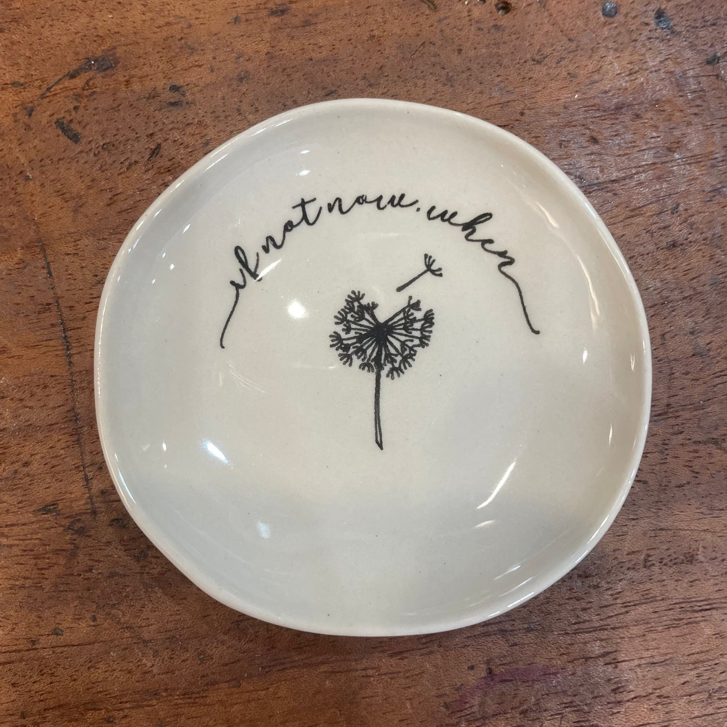 MINI DISH WITH WORDS