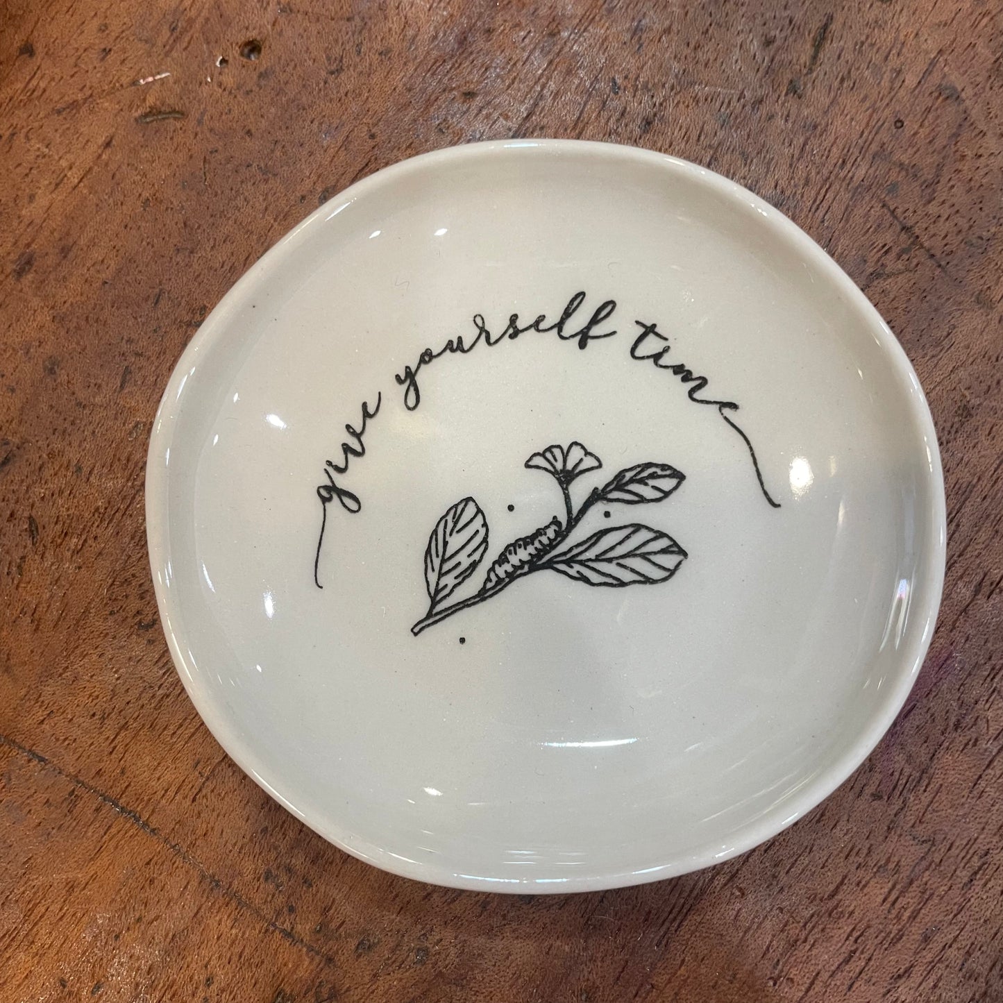 MINI DISH WITH WORDS