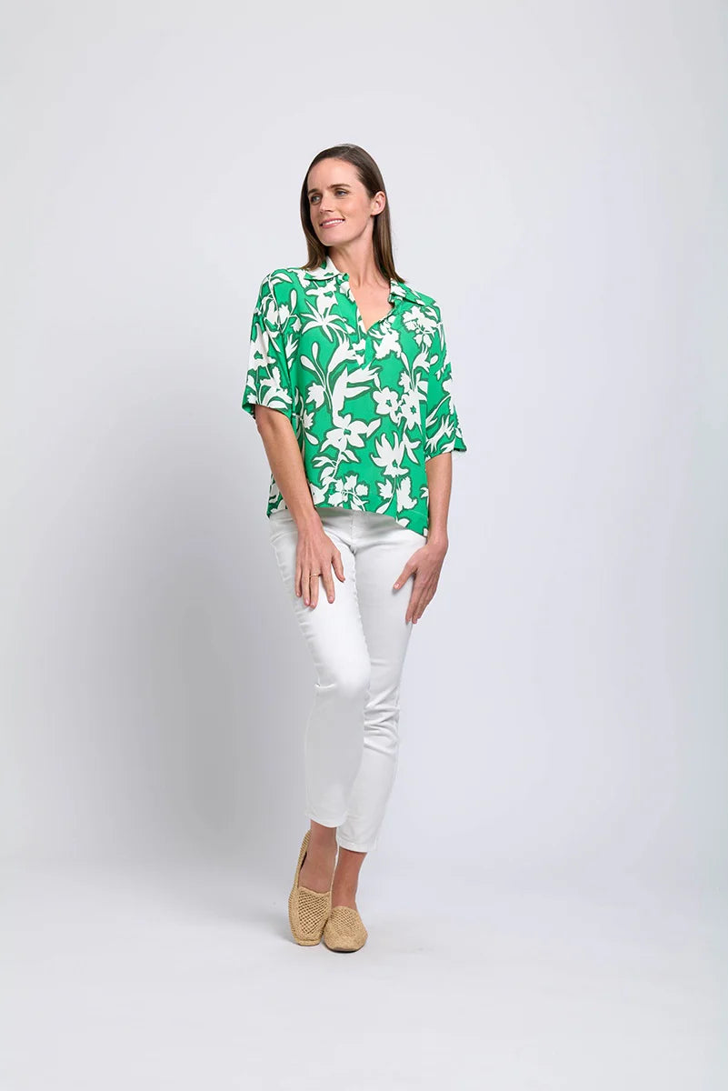 OUT OF THE BOX TOP - GARDENIA