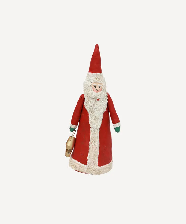 CANVAS SANTA RED WITH LANTERN HANGING DECORATION