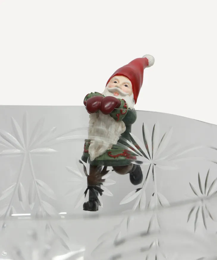 VINTAGE POT HANGING SANTA SET OF 3