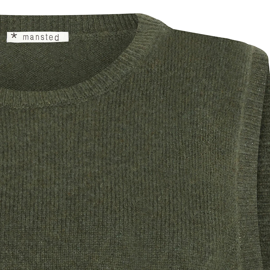 MITOS LAMB CREW VEST - FOREST