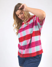 Load image into Gallery viewer, MONACO CHECK TEE - MULTICOLOUR CHECK