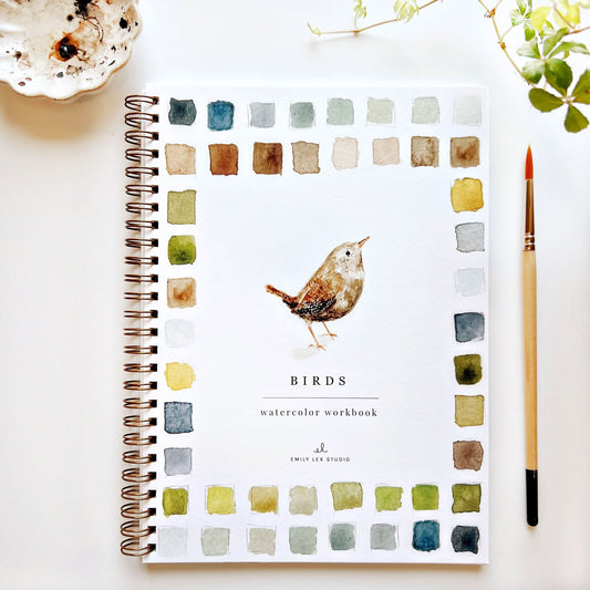 BIRDS WATERCOLOUR WORKBOOK