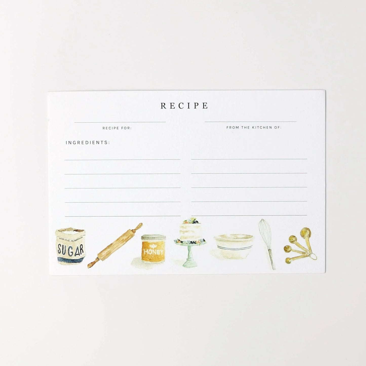 BAKING RECIPE CARDS