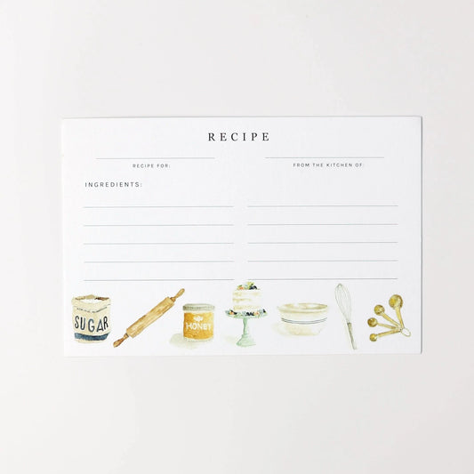 BAKING RECIPE CARDS