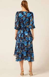 LINNEE WRAP MIDI DRESS