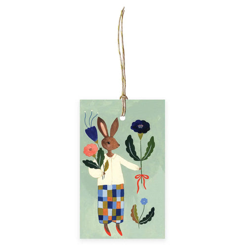 RABBIT GIFT TAGS - SET OF 6