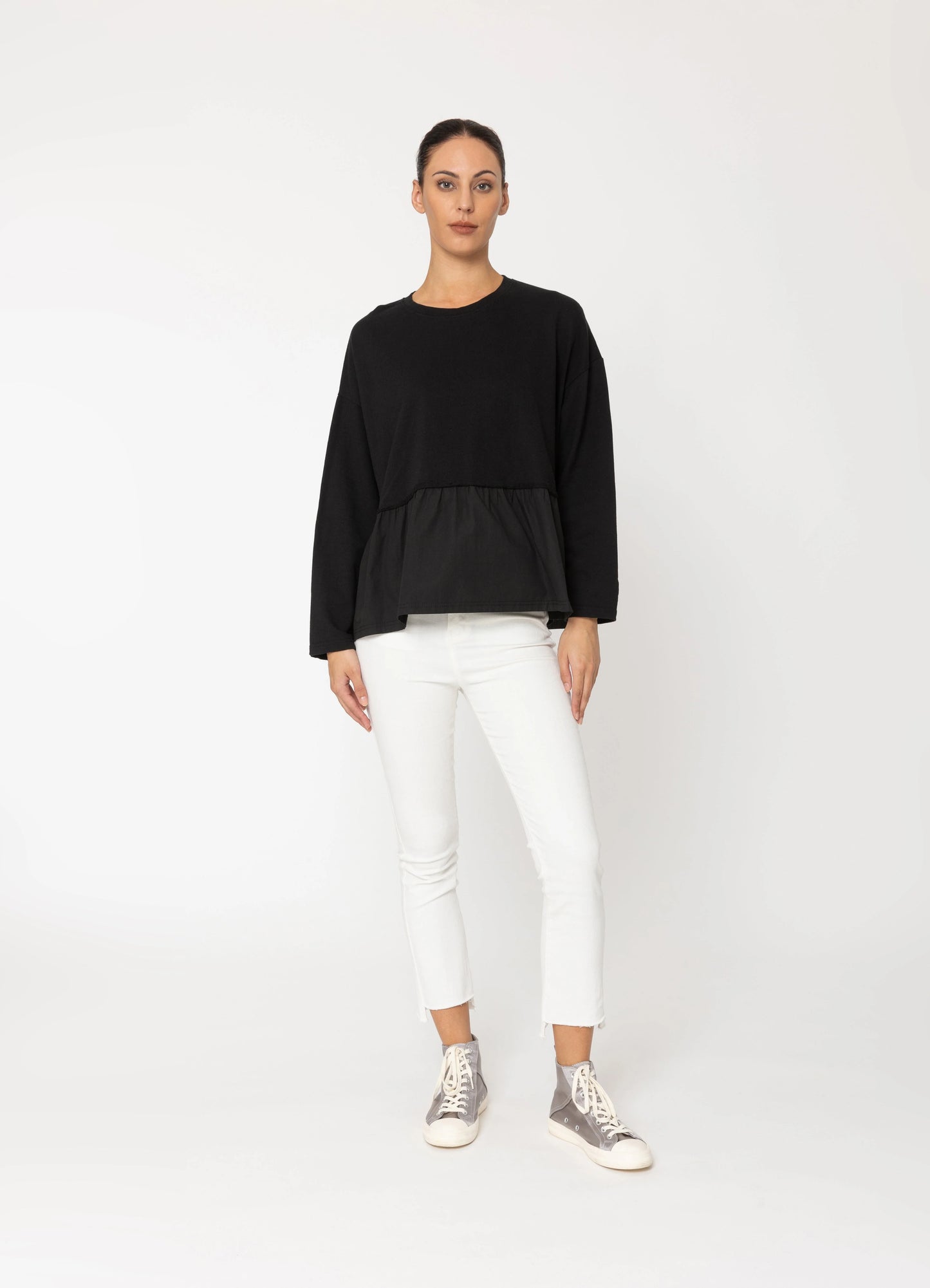 MELLEN TOP - BLACK