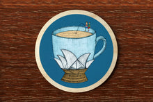 Load image into Gallery viewer, AUSSIE TEACUPS COASTER PACK 4
