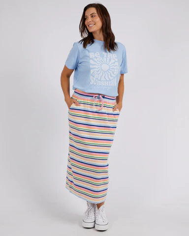 SORBET SKIRT MULTICOLOUR STRIPE